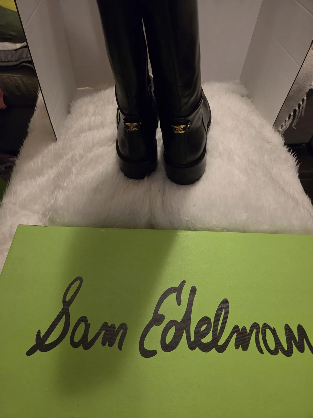 Sam Edelman Black Leather Boots